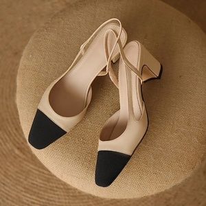 New in box MIRAAZZURRA Sling Back Pumps size 37 / 7